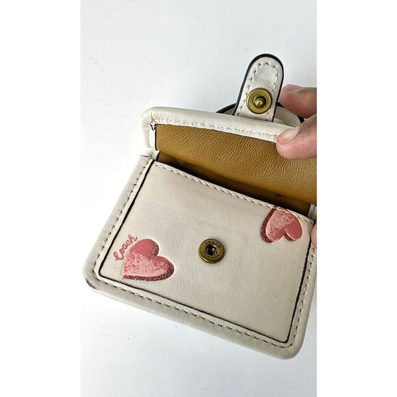 Coach Mini Willis Charm with heart print - Picture 7 of 9